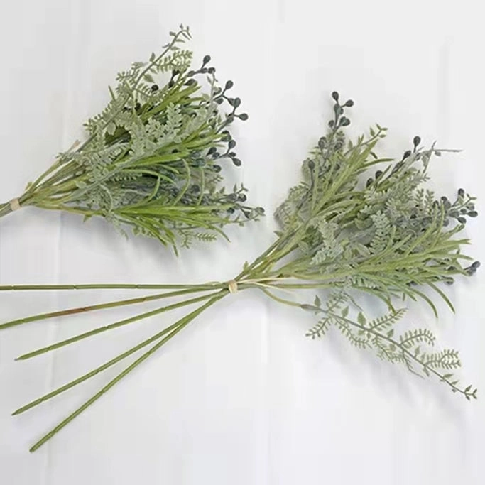 Fern Artificial Greenery Small Bunch 34cm FERN004,dried artificial flower