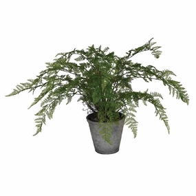 Fern Bush in Ceramic Pot 70cm,dried artificial flower