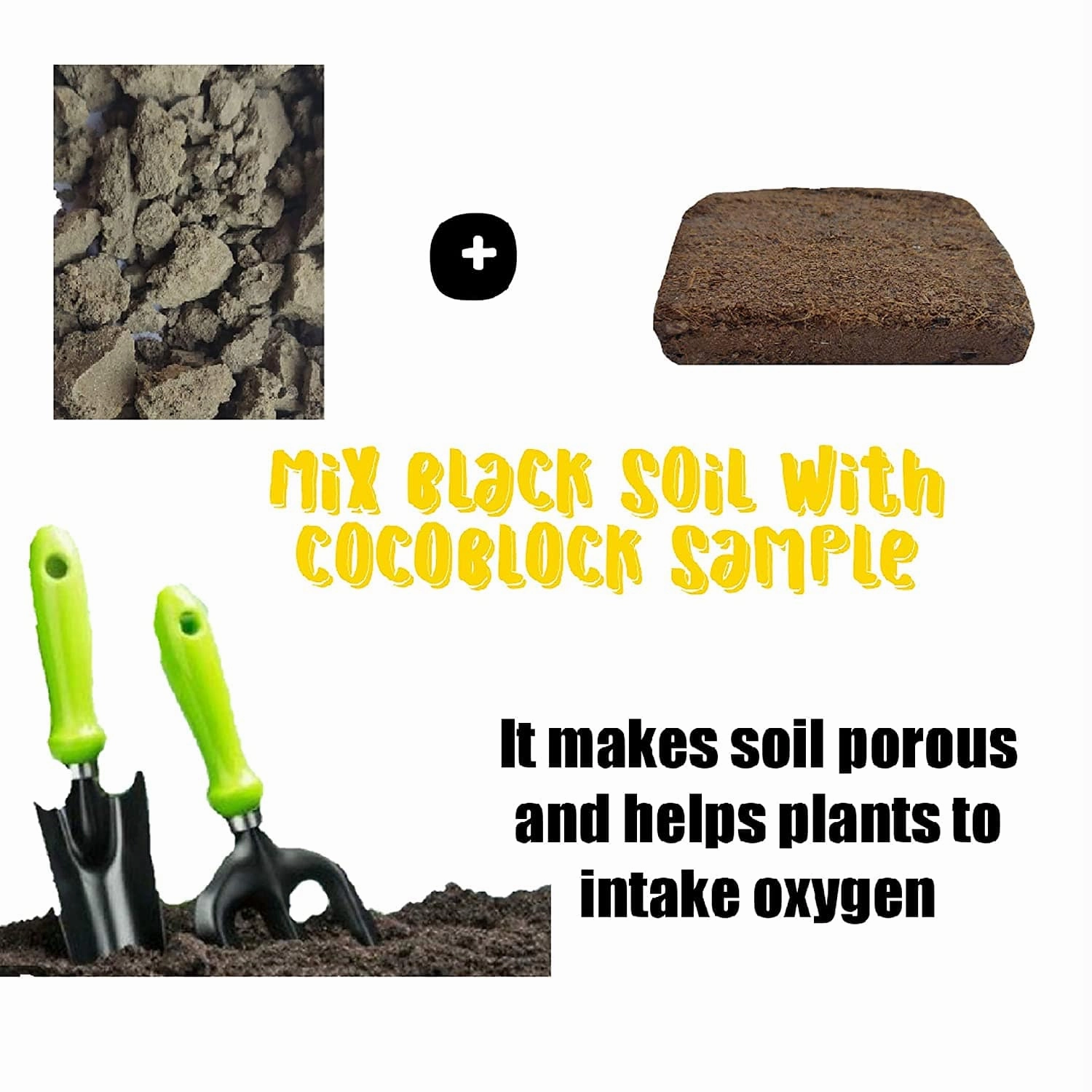 Fertile Nutrient Rich Black Soil and Dried Cow Manure (2.5 Kg   2 Kg) With Free Seeds