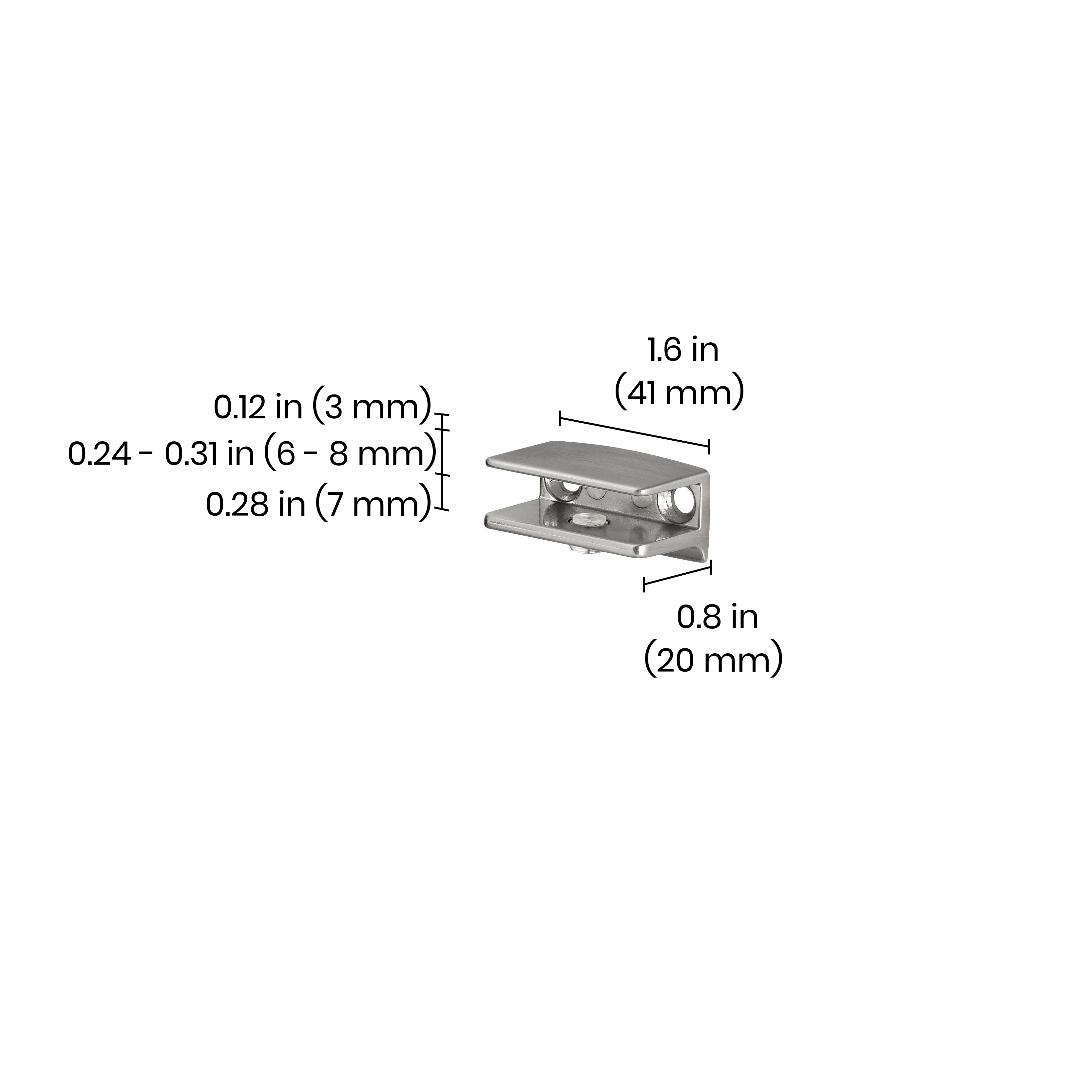 FLAC Shelf Clip - Set