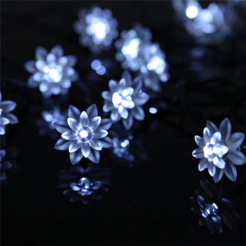 Floral Garden Multi-Color Solar Powered LED Strips