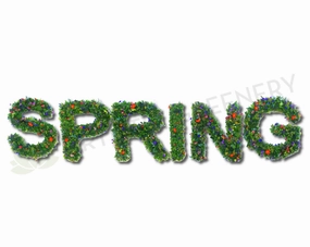 Floral Letters / Words (Custom-made),garden field mower