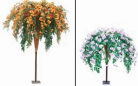 Flower and leaf Tree 3m/9.7 feet realistic flower bouquet  