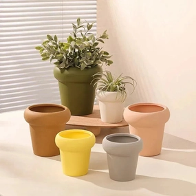 Flower Bud Ceramic Potted Planter,planting accessories kit