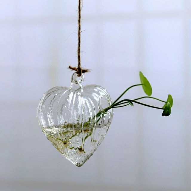 Flower Hanging Vase Glass