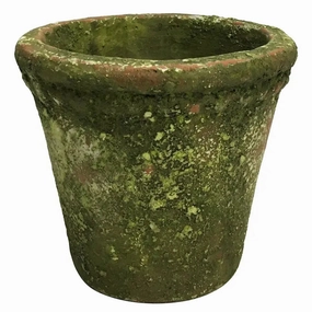 Fluted Mossy Garden Pot Set,classic ceramic flowerpot
