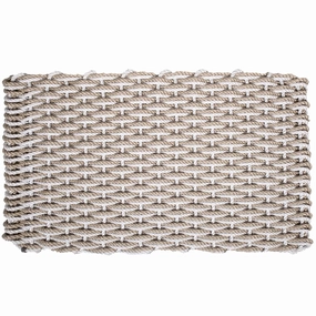 Fog Grey and Sand Rope Doormat,garden field mower