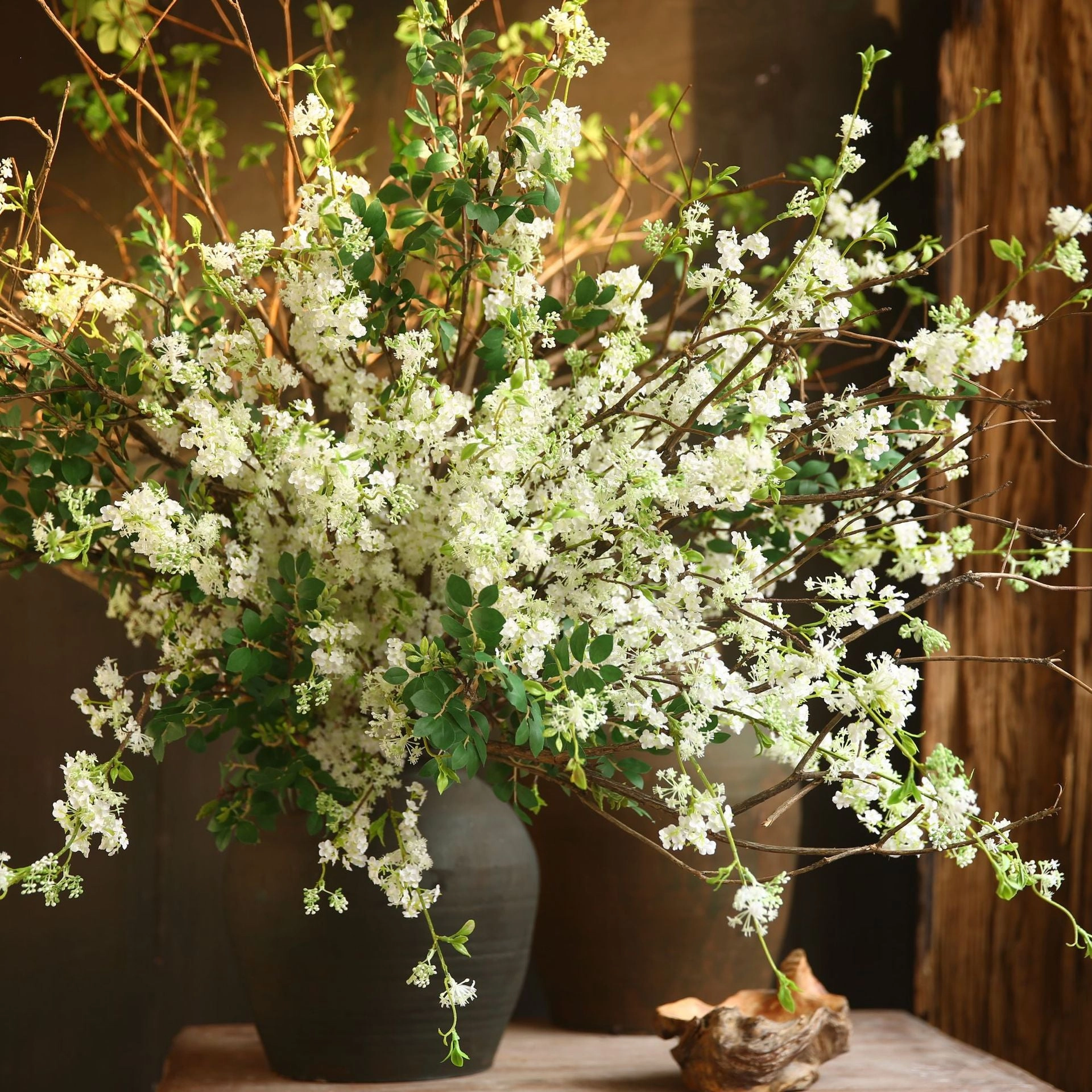 Fontanesia Artificial Silk Flower Stem 100cm FONTANESIA001