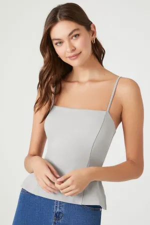 Forever 21 Damen Spitzen-Bustier Cami in Hafen Grau Forever 21