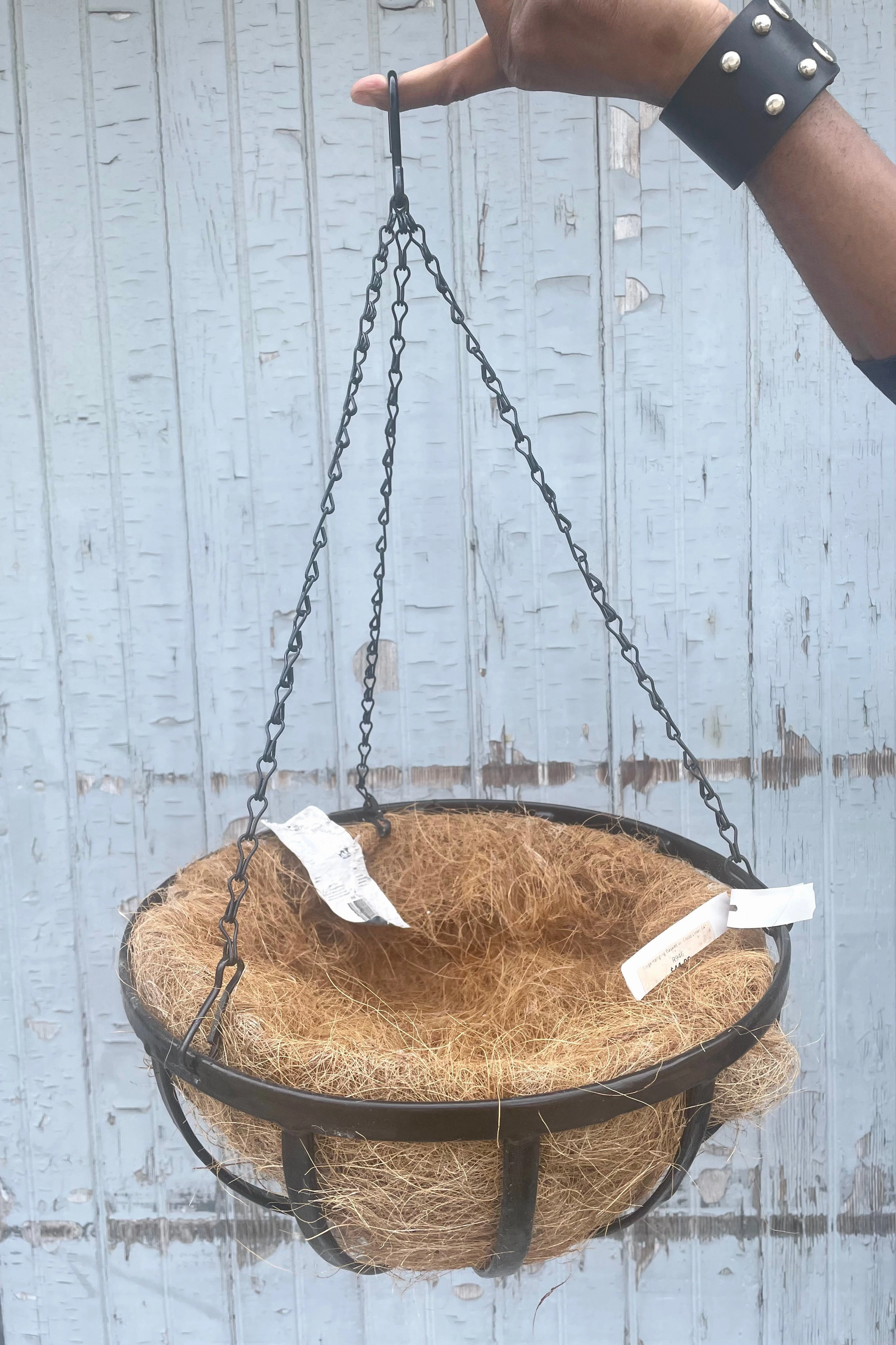 Forge Hanging Basket w/ Coco Liner 14"
