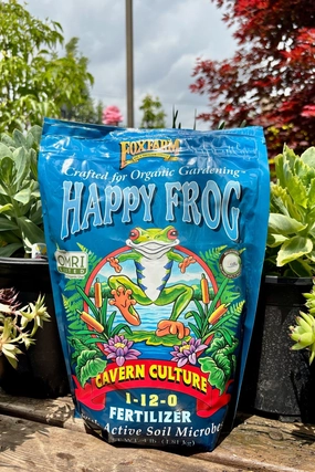 FoxFarm Happy Frog Cavern Culture 1-12-0 Fertilizer 4lb,potted plant decor