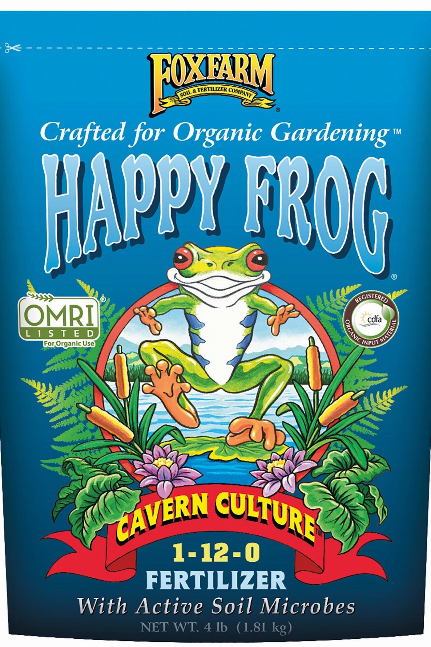 FoxFarm Happy Frog Cavern Culture 1-12-0 Fertilizer 4lb