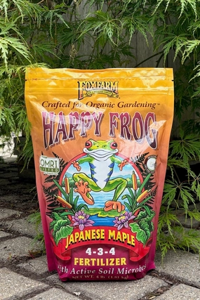 FoxFarm Happy Frog Japanese Maple 4-3-4 Fertilizer 4lb,potted plant decor