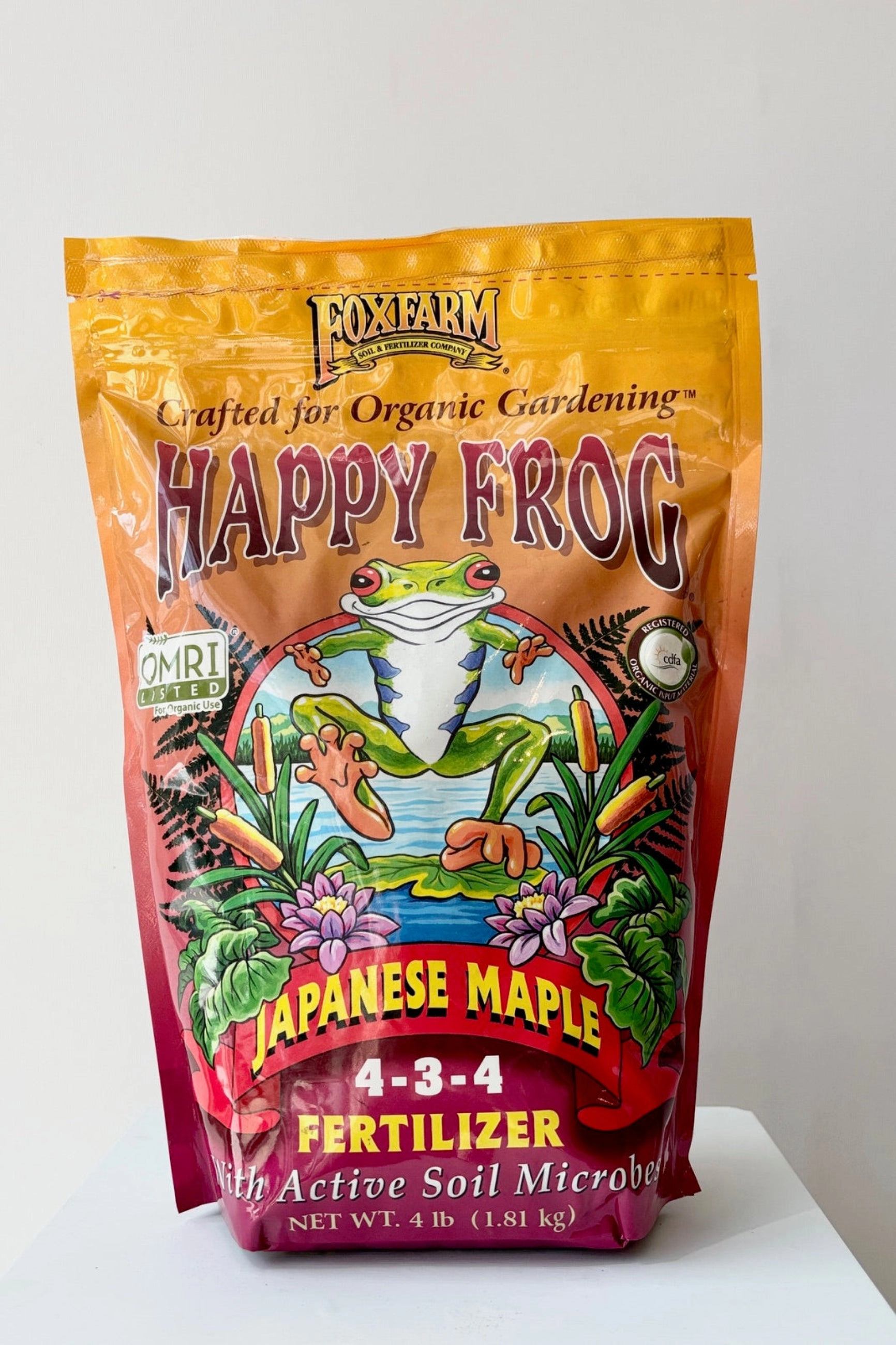 FoxFarm Happy Frog Japanese Maple 4-3-4 Fertilizer 4lb