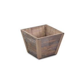 FP-3502 - Seren Tapered Wood Pot,flowerpot set decor