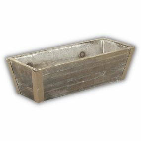 FP-3504-12 - Ruston Brown Planter,flowerpot set decor
