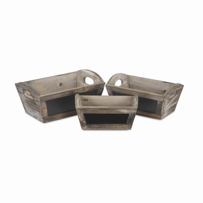FP-3684-3 - Stellan Ledge Planters,flowerpot set decor