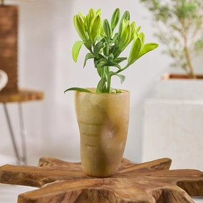 Franklin Fireside Vase,hand-painted ceramic vase