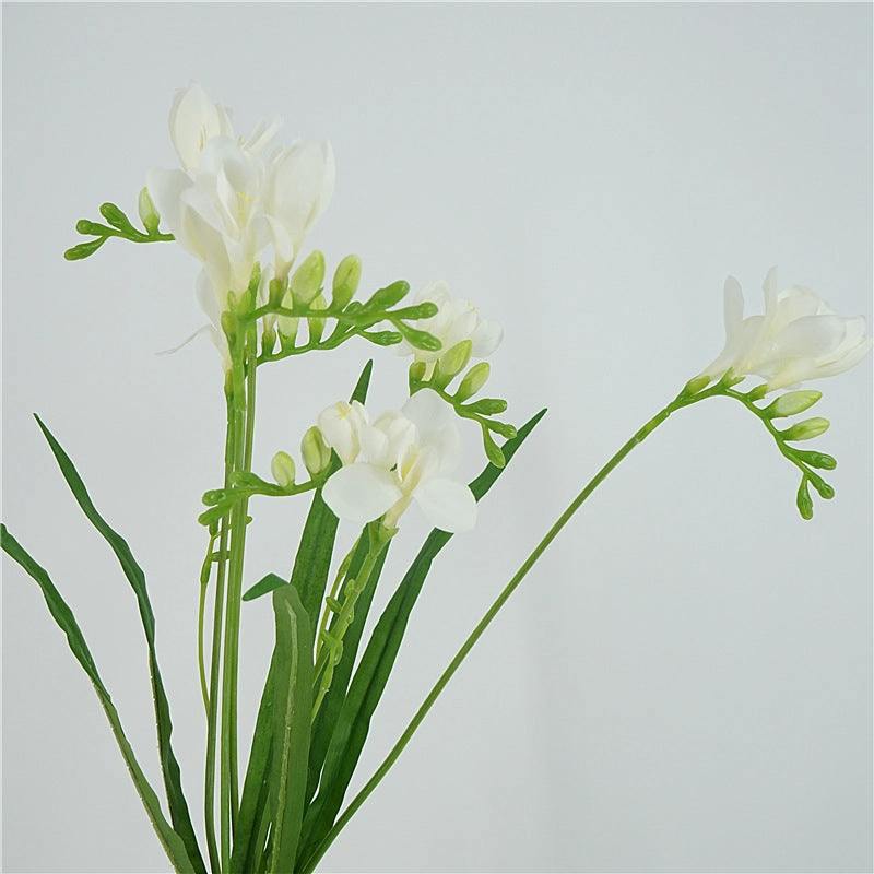 Freesia Artificial Silk Flower 70cm White FREESIA001