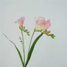 Freesia Purple Artificial Silk Flower 70cm Purple FREESIA003,dried artificial flower