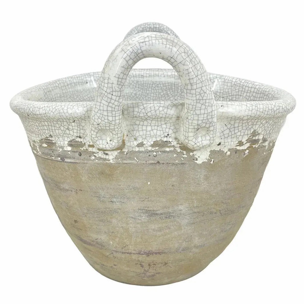 French Market Pot,classic ceramic flowerpot