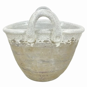 French Market Pot,classic ceramic flowerpot