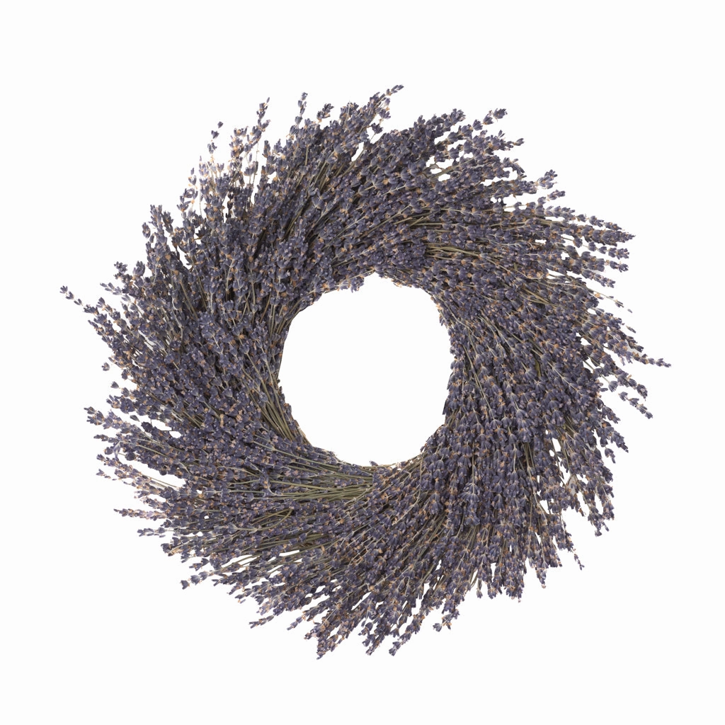 Fresh Lavender Wreath 14"