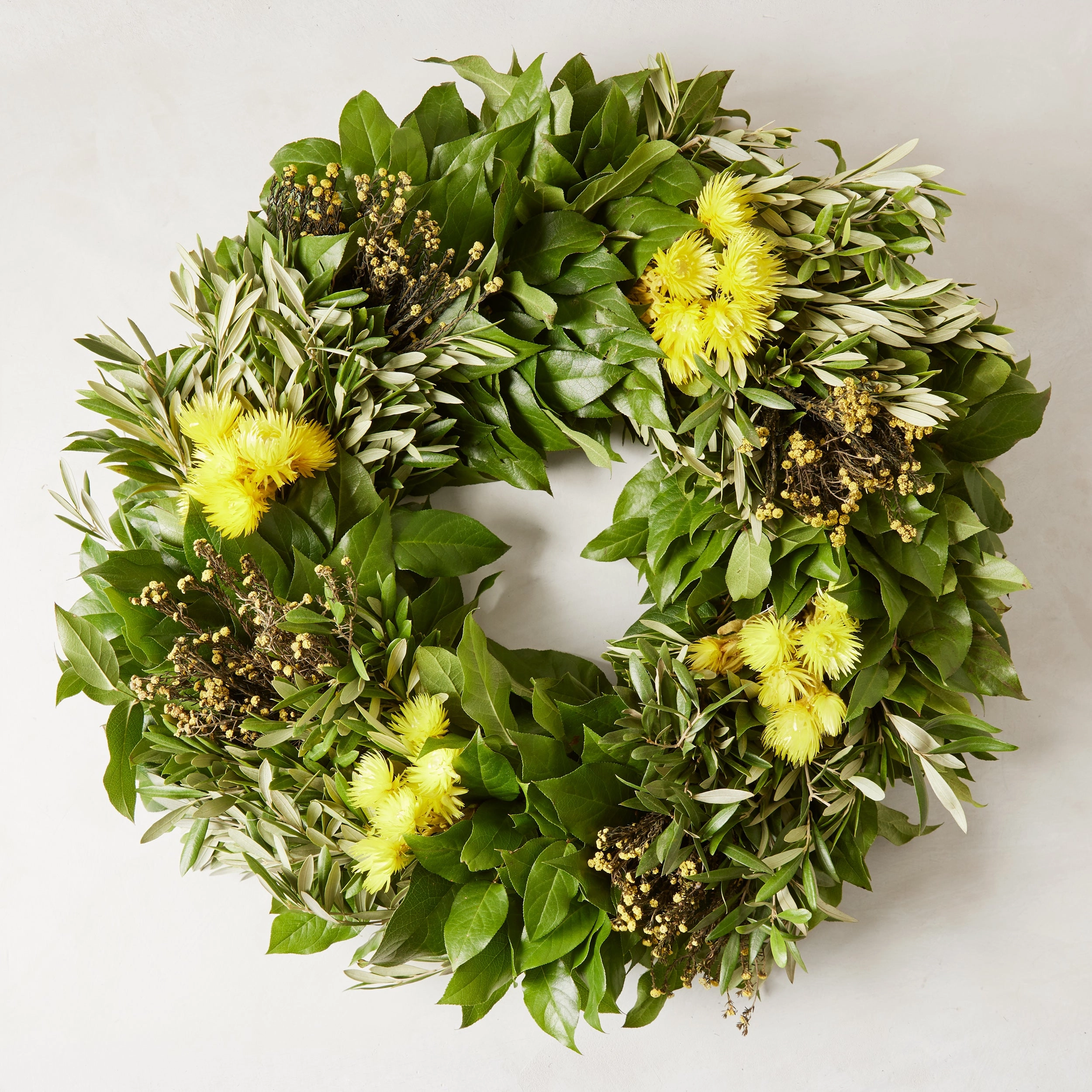 Fresh Spring Meadow Wreath,garden field mower
