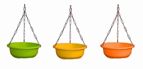 Garden Hanging Plastic Bonsai Trays Set of 3 (10 Inches),hanging suspension frame