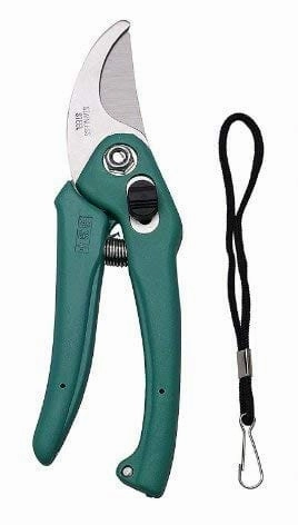Garden Plant Branch Scissors Flower Cutting Cutter Pruning Bypass Secateurs Trimmer Carbon Steel Blade with Lock Set of 1
