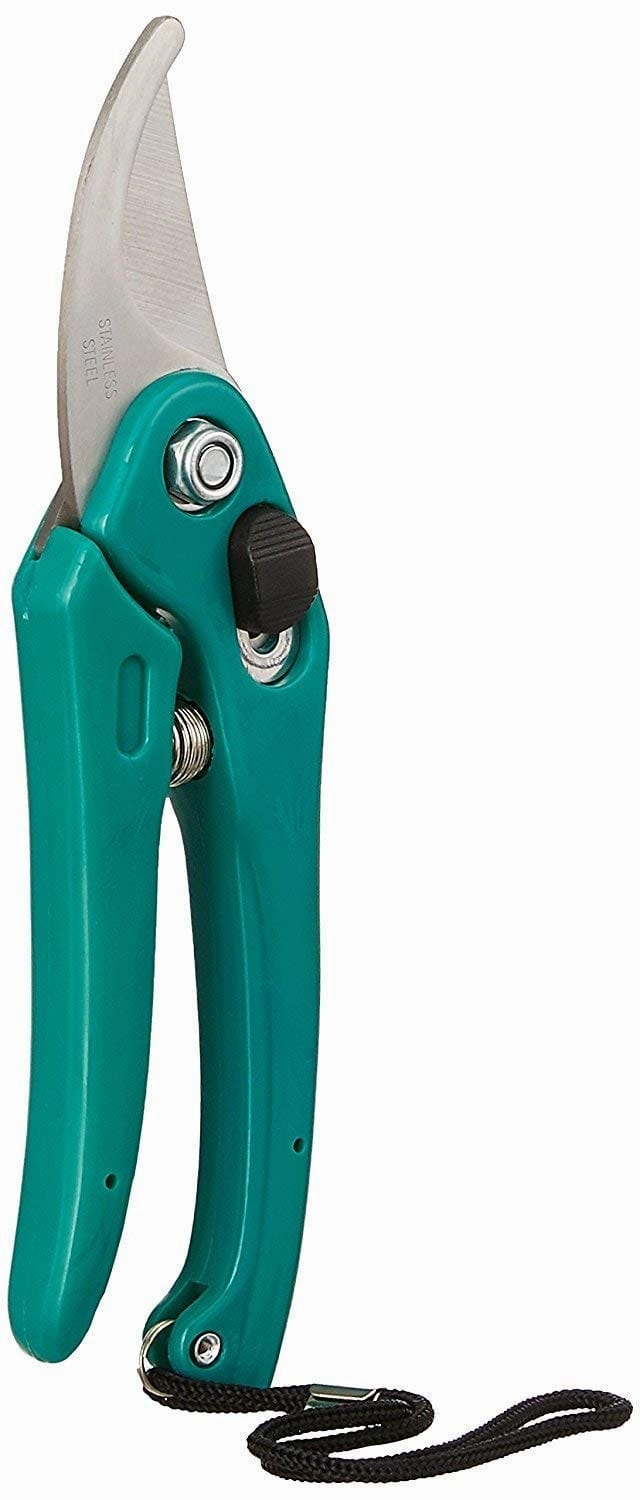 Garden Plant Branch Scissors Flower Cutting Cutter Pruning Bypass Secateurs Trimmer Carbon Steel Blade with Lock Set of 1