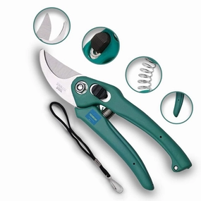 Garden Plant Branch Scissors Flower Cutting Cutter Pruning Bypass Secateurs Trimmer Carbon Steel Blade with Lock Set of 1,organic plant fertilizer