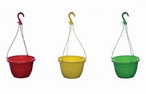 Garden Store Self Watering Hanging Planter (Pack of 4),hanging suspension frame