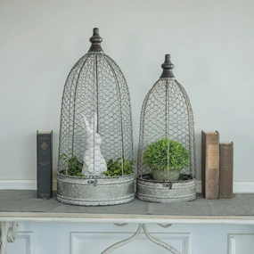 Garden Trellis Planter Set,classic ceramic flowerpot