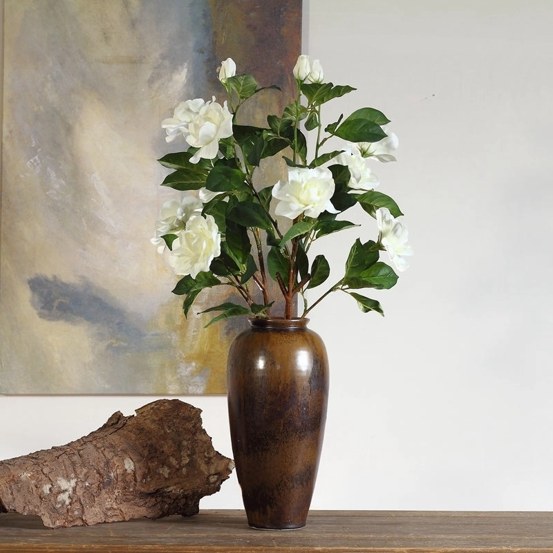 Gardenia Artificial Silk Flowers 87cm Stem GARDENIA004