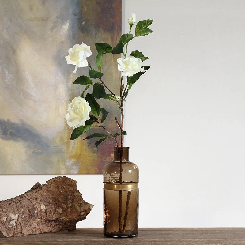 Gardenia Artificial Silk Flowers 87cm Stem GARDENIA004