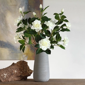 Gardenia Artificial Silk Flowers 87cm Stem GARDENIA004,dried artificial flower