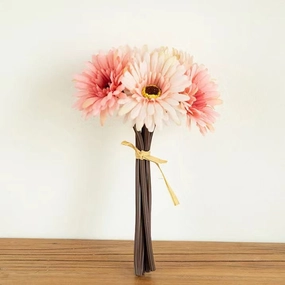 Gerbera Artificial Silk Flower Bunch GERBERABUNCH01-02,dried artificial flower