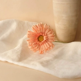 Gerbera en papier abricot,mother's day bouquet