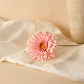 Gerbera en papier rose ple,mother's day bouquet