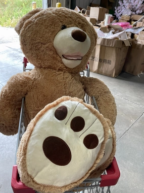 Giant Bear 150cm-160cm realistic flower bouquet  