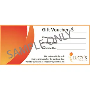 Gift Voucher,realistic flower bouquet 