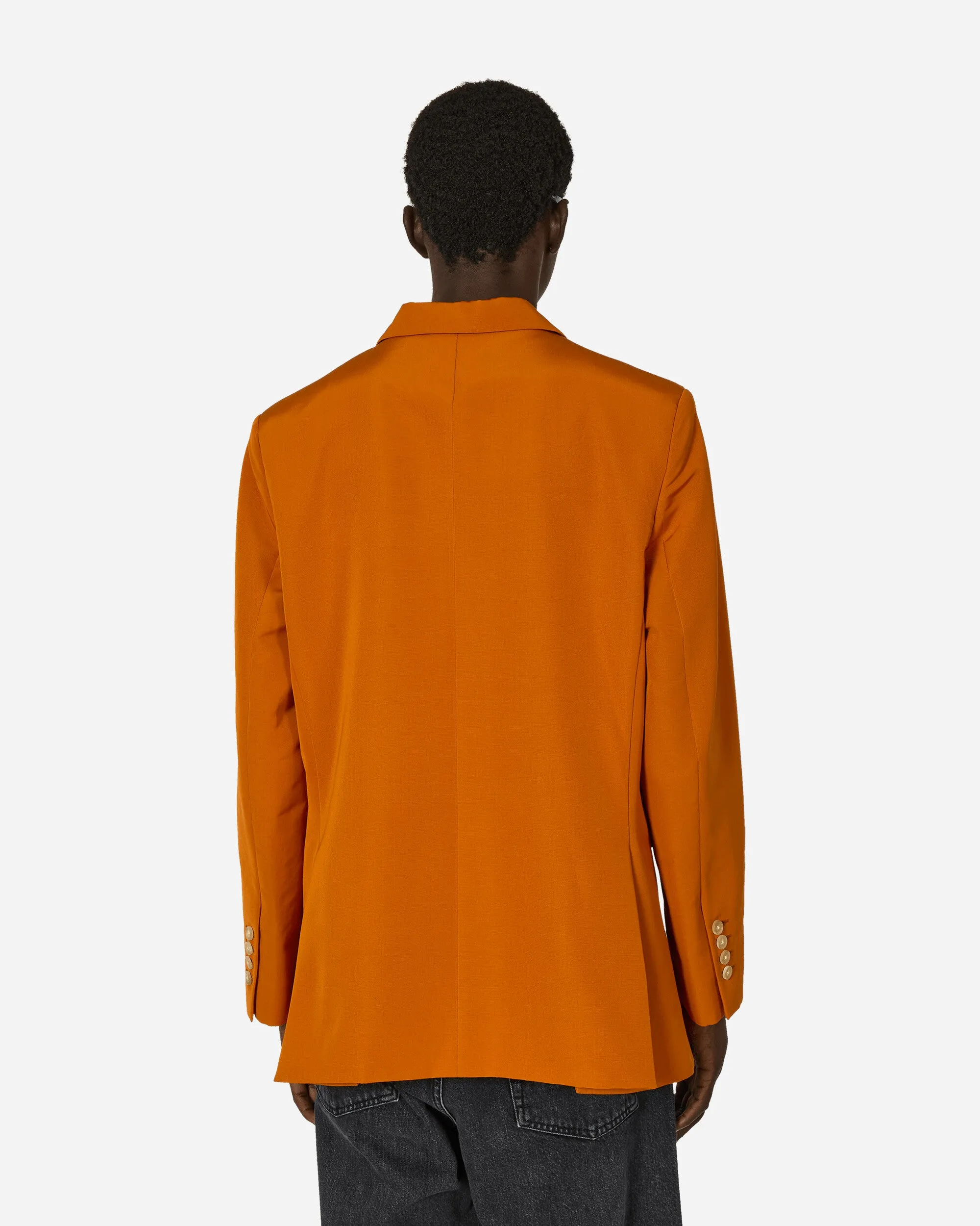 Ginger Faille Einreihige Sakko-Orange