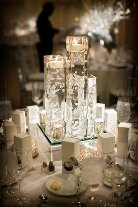 Glass Square Vase 24"x4"x4",aesthetic flower vase