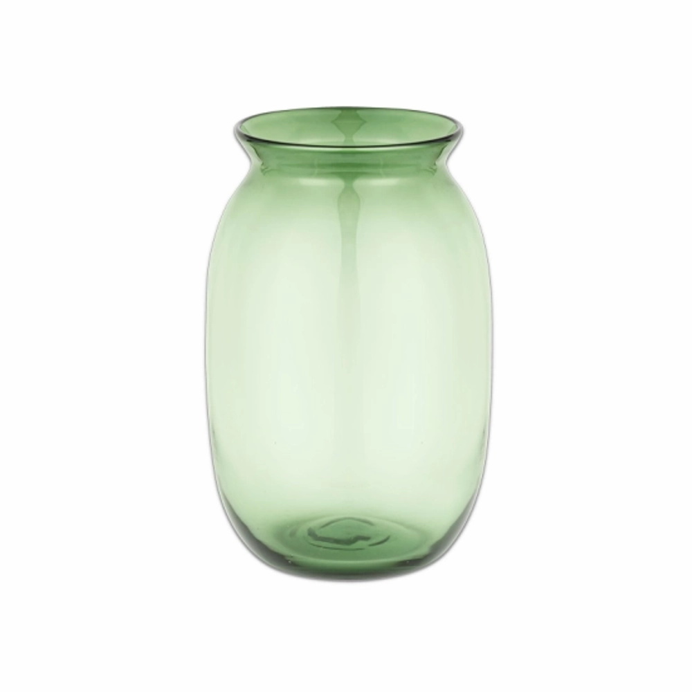 Glass Vase - Green 27cm