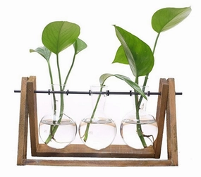 Glass Vase Holder,hand-painted ceramic vase