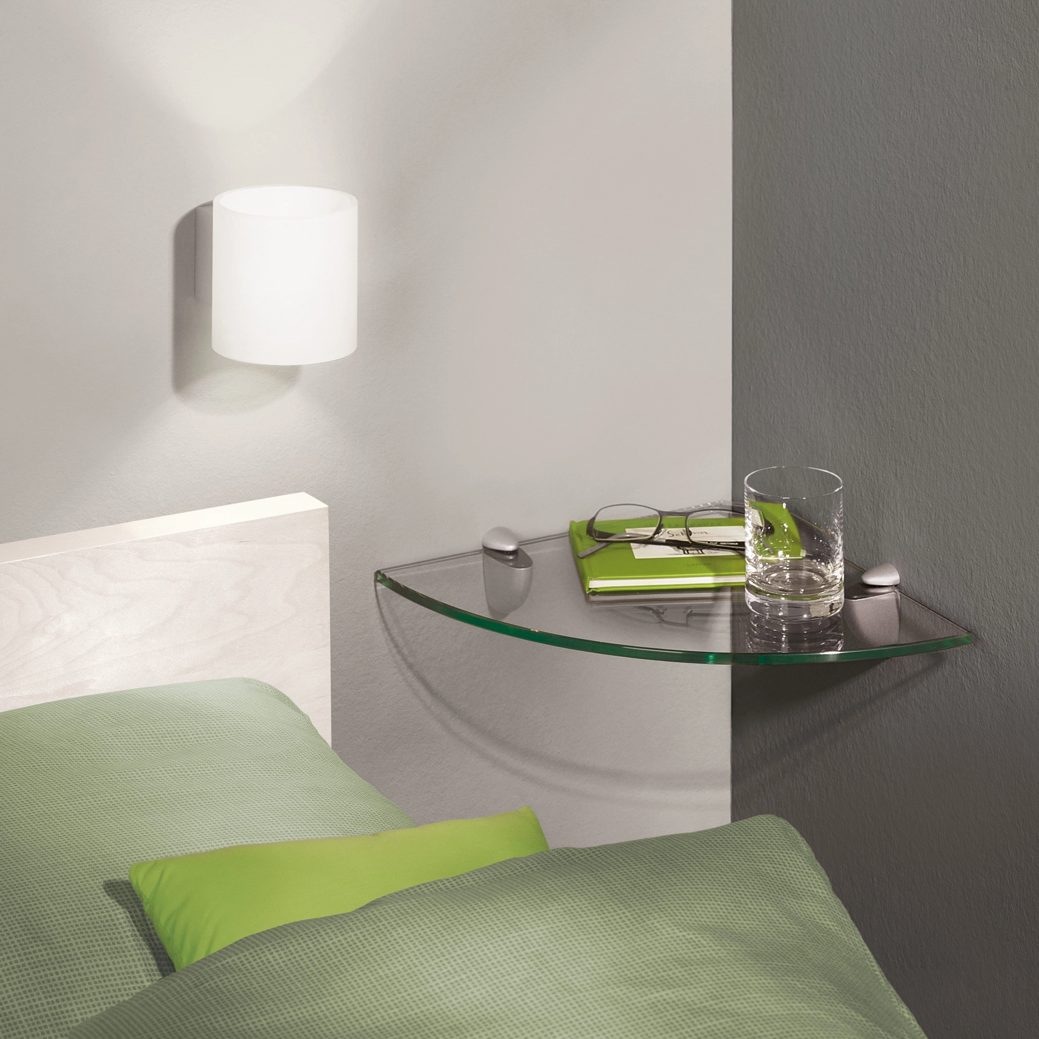 GLASSLINE Corner Shelf Board