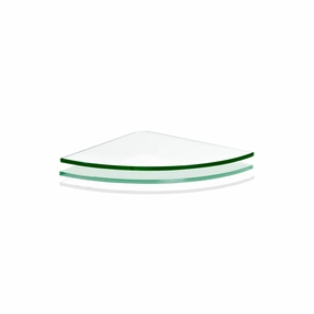 GLASSLINE Corner Shelf Board,iron plant stand