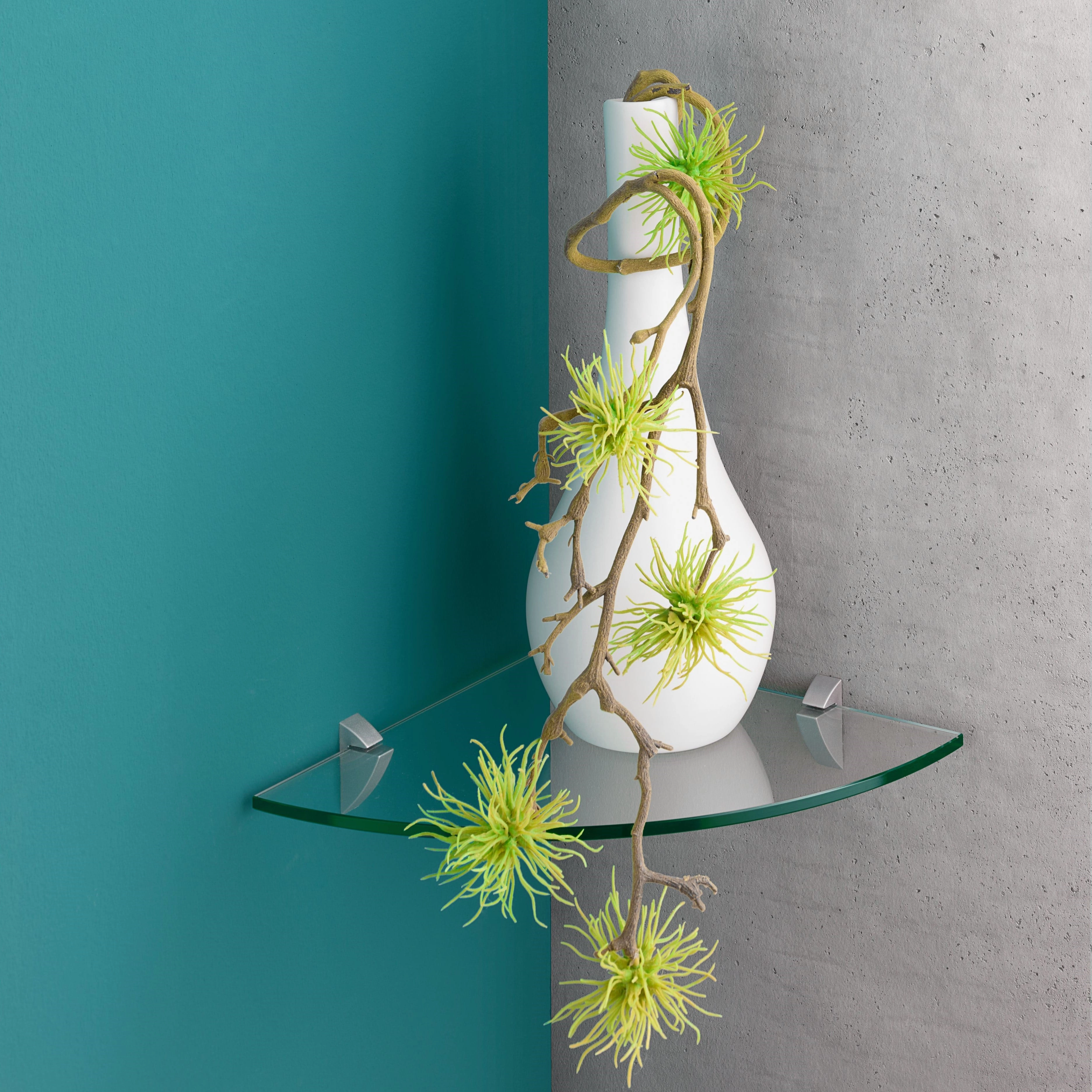 GLASSLINE Corner Shelf Board