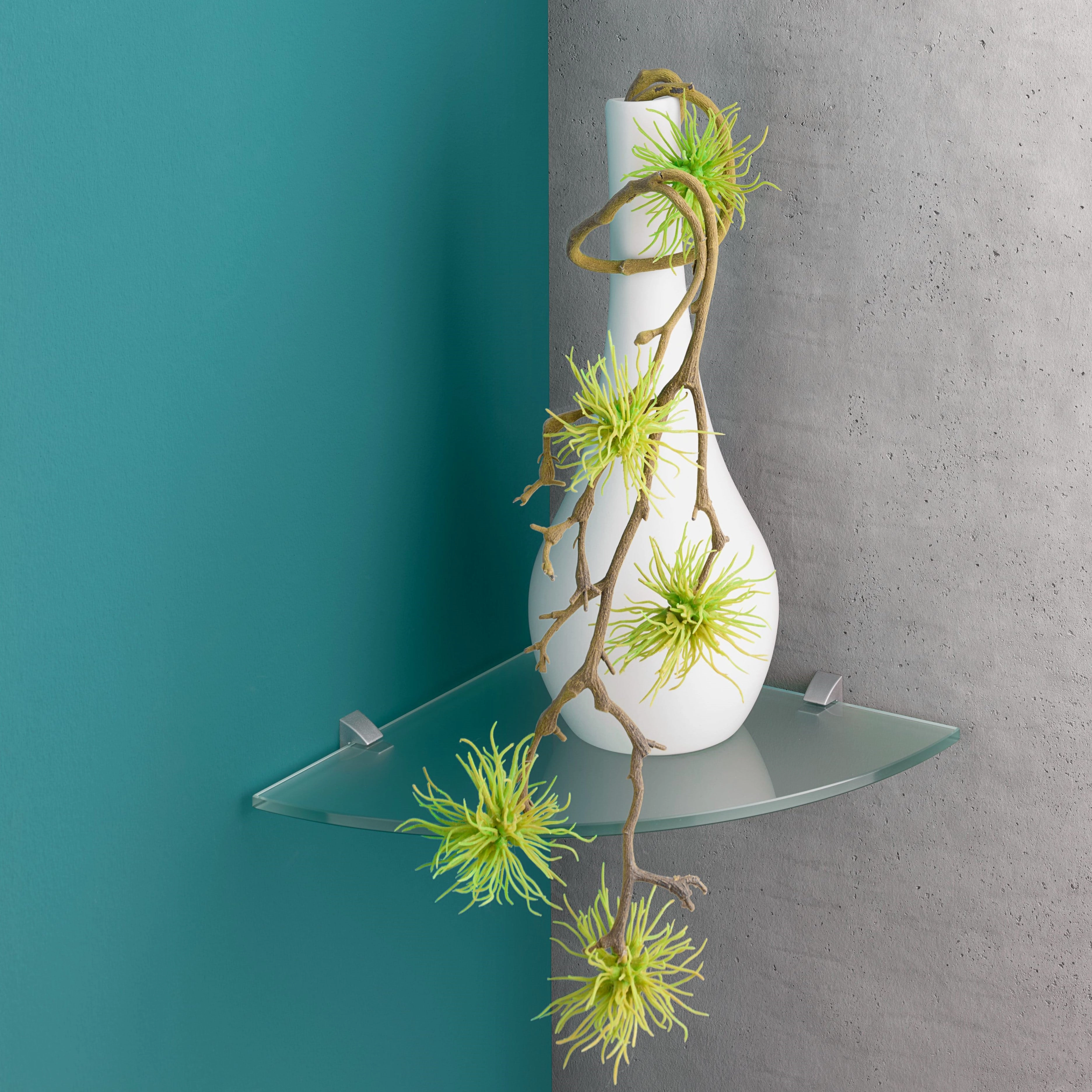 GLASSLINE Corner Shelf Board